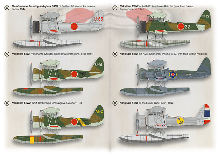 Print Scale PSL72478 1:72 Nakajima E8N2 Dave 1