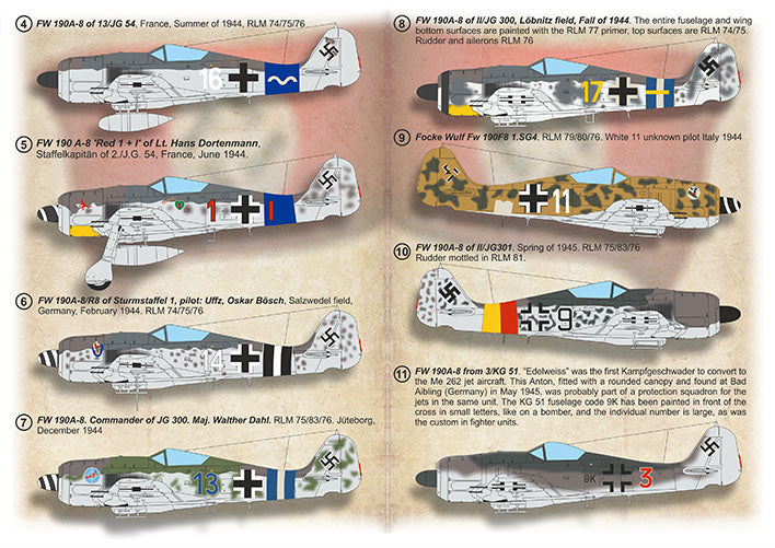 Print Scale PSL72487 1:72 Focke-Wulf Fw-190A-8 1