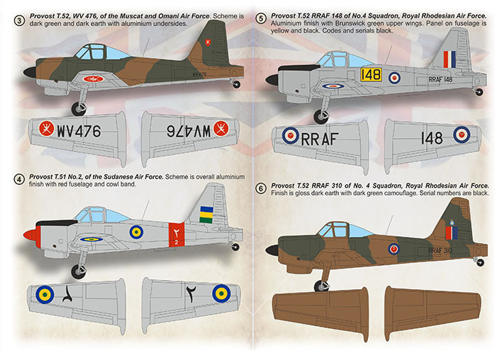 Print Scale PSL72491 1:72 Percival Provost T.51/52 1