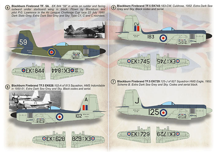 Print Scale PSL72496 1:72 Blackburn B.46 Firebrand TF Mk.5 1