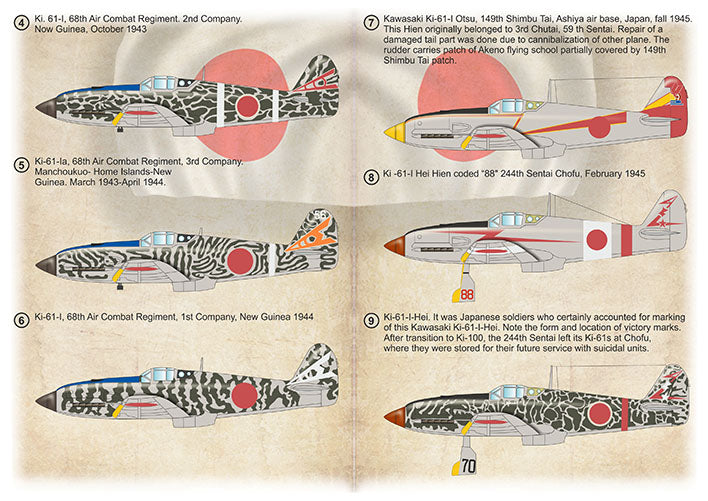Print Scale PSL72509 1:72 Kawasaki Ki-61 59th Air Combat Regiment