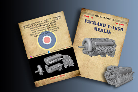 Print Scale PSR48025 1:48 Packard V-1650 Merlin