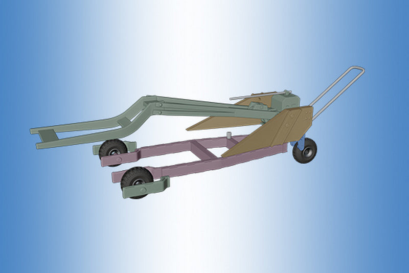 Print Scale PSR72007 1:72 Bomb trolley with the lift