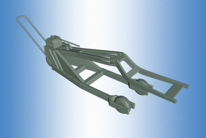 Print Scale PSR72007 1:72 Bomb trolley with the lift