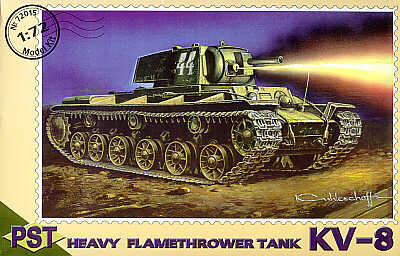 PST PST72015 1:72 Soviet KV-8 flame thrower