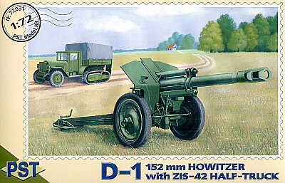 PST PST72031 1:72 152mm Howitzer with Soviet ZIS-42 half truck