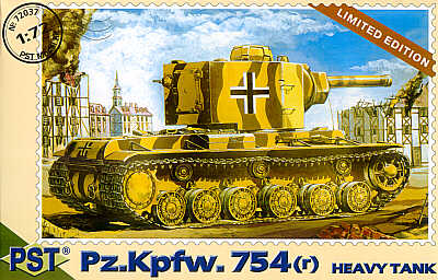 PST PST72037 1:72 Pz.Kpfw.754 r German Heavy tank
