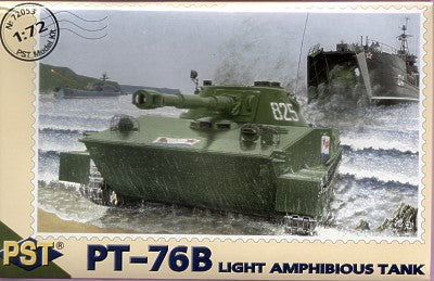 PST PST72053 1:72 Soviet PT-76 B Light Amphibious Tank