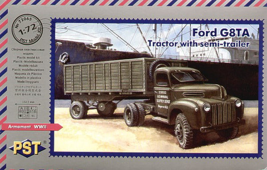 PST PST72065 1:72 Ford G8TA Tractor with semi-trailer
