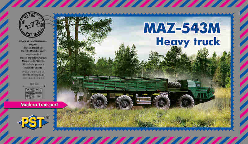 PST PST72100 1:72 MAZ-543M Heavy truck