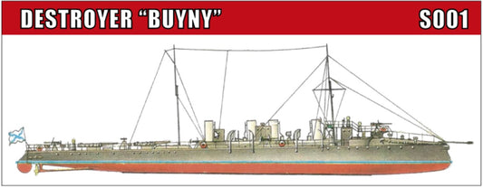 PST PSTS001 1:200 Destroyer "Buyny" Russian-Japan War 1904