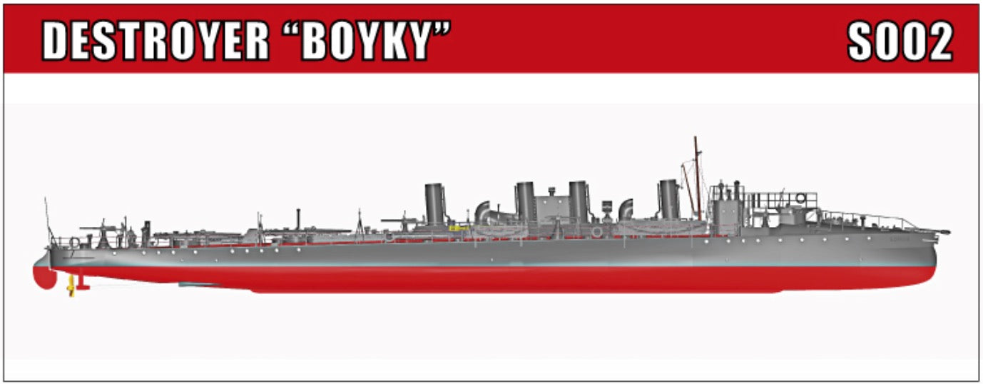 PST PSTS002 1:200 Russian Destroyer Boyky Japan War 1904