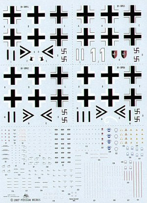 Possum Werks PW48001 1:48 Messerschmitt Bf-109sflown by Johannes Macky Steinhoff