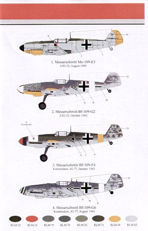 Possum Werks PW48001 1:48 Messerschmitt Bf-109sflown by Johannes Macky Steinhoff