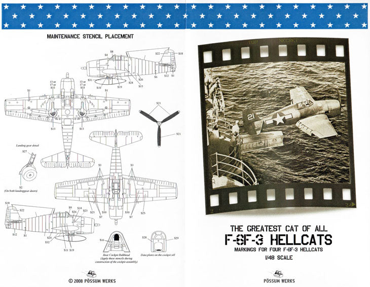 Possum Werks PW48002 1:48 Grumman F6F-3 Hellcats