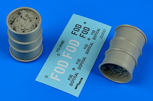 Aerobonus QAB320055 1:32 Flightline FOD Disposal Drums