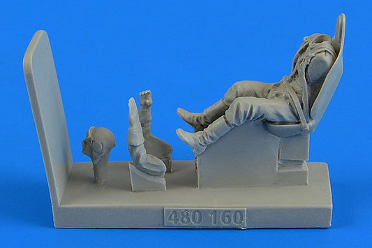 Aerobonus QAB480160 1:48 Soviet Pilot for Polikarpov I-153 with Seat