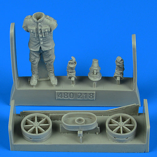 Aerobonus QAB480218 1:48 WWI German/Austro-Hungarian Mechanic w/ Cart