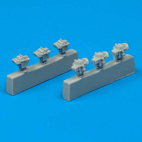 Quickboost QB48014 1:48 K-14 Gunsights (6pcs) for P-47/P-51