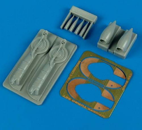 Quickboost QB48463 1:48 P-38J Lightning Turbo & Air Intakes