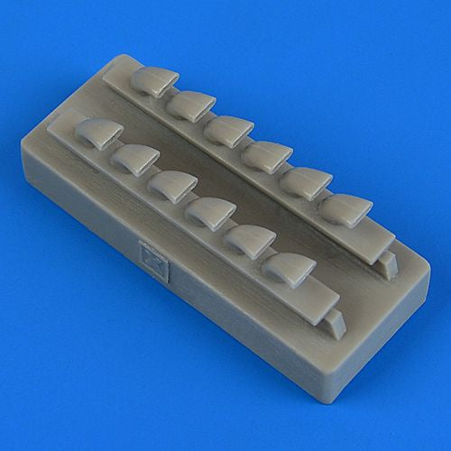 Quickboost QB48734 1:48 Messerschmitt Bf-109G-2/5/6 Exhaust Set
