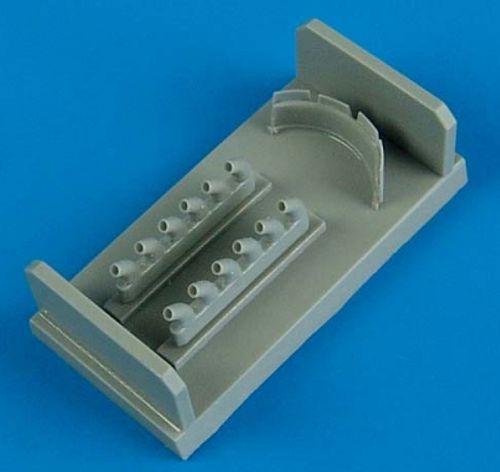 Quickboost QB72374 1:72 P-40B/C Tomahawk Exhaust & Damper Cooler