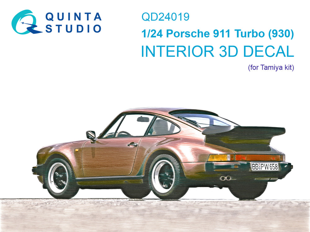 Quinta Studio QD24019 1:24 Porsche 911 Turbo