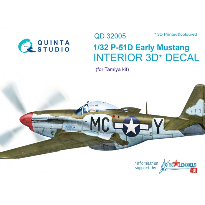 Quinta Studio QD32005 1:32 North-American P-51D Mustang