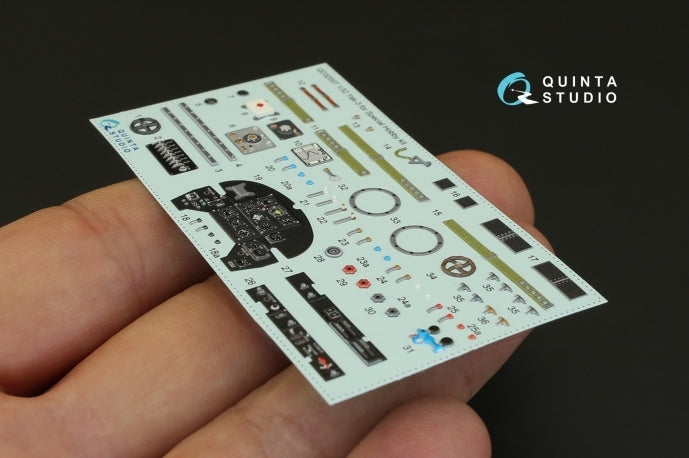 Quinta Studio QD32007 1:32 Yakovlev Yak-3 3D-Printed Interior Decals