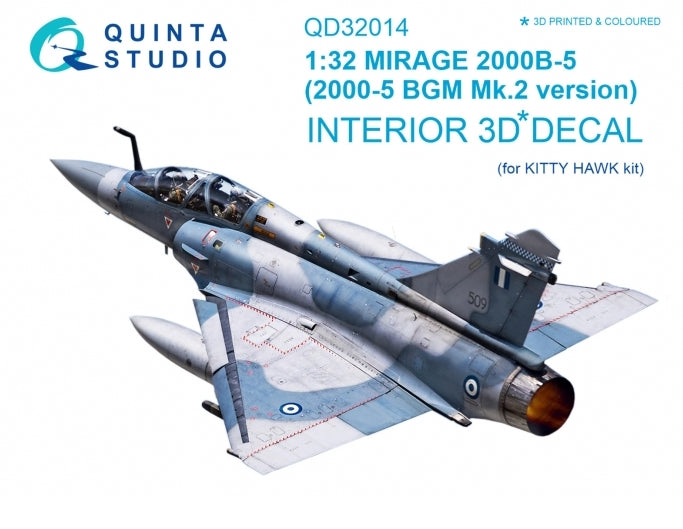 Quinta Studio QD32014 1:32 Dassault_Mirage 2000B-5