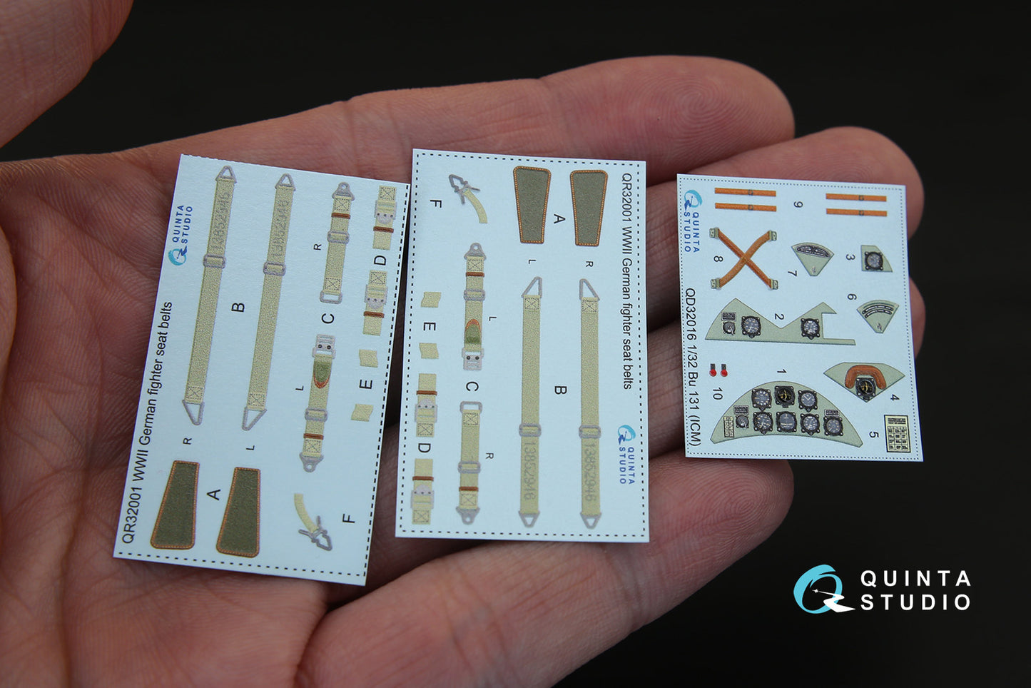 Quinta Studio QD32016 1:32 Bucker Bu-131 3D-Printed Interior Decals
