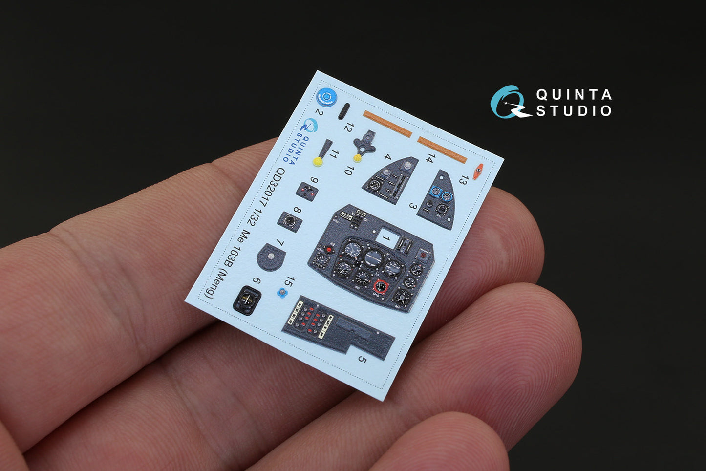 Quinta Studio QD32017 1:32 Me-163B 3D Interior Decal