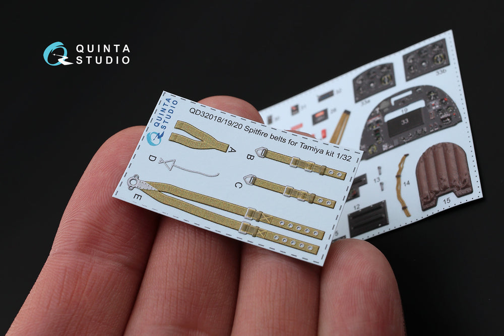 Quinta Studio QD32019 1:32 Spitfire Mk.VIII 3D Interior Decal