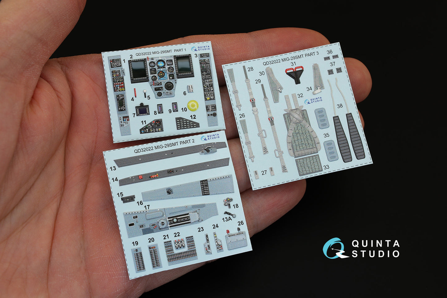 Quinta Studio QD32022 1:32 MiG-29SMT 3D Interior Decal