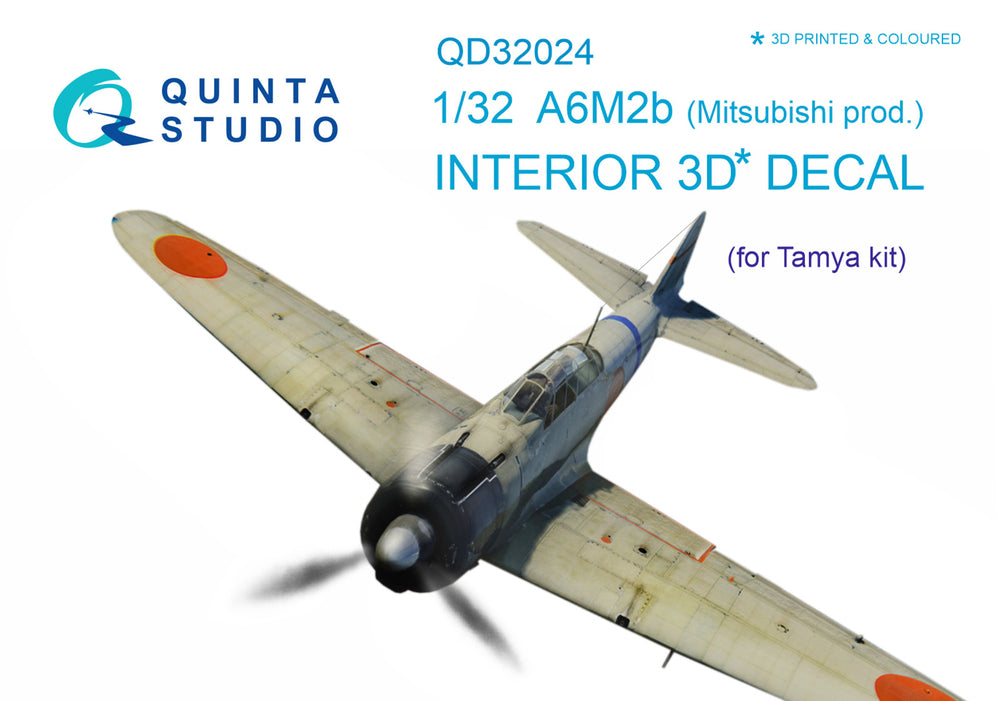 Quinta Studio QD32024 1:32 Mitsubishi A6M2b Zero