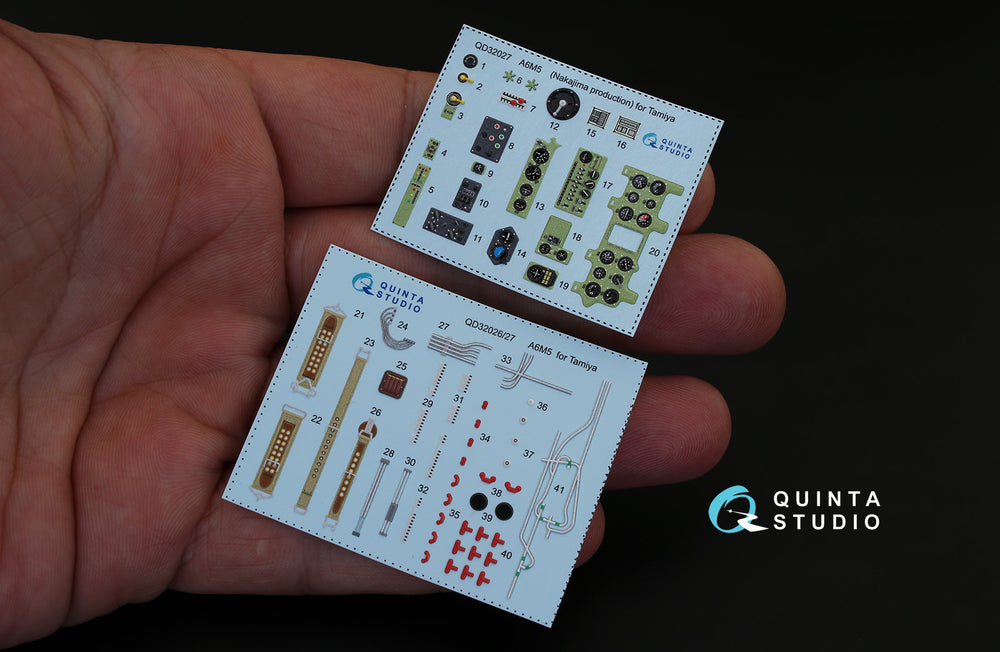 Quinta Studio QD32027 1:32 Mitsubishi A6M5 Zero