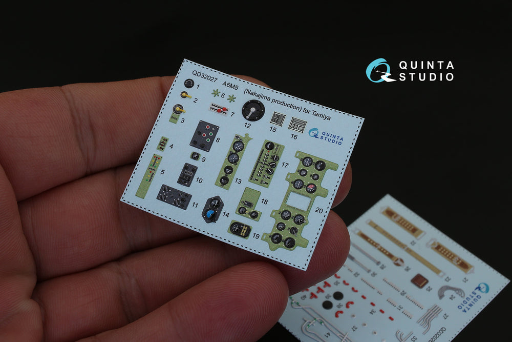 Quinta Studio QD32027 1:32 Mitsubishi A6M5 Zero