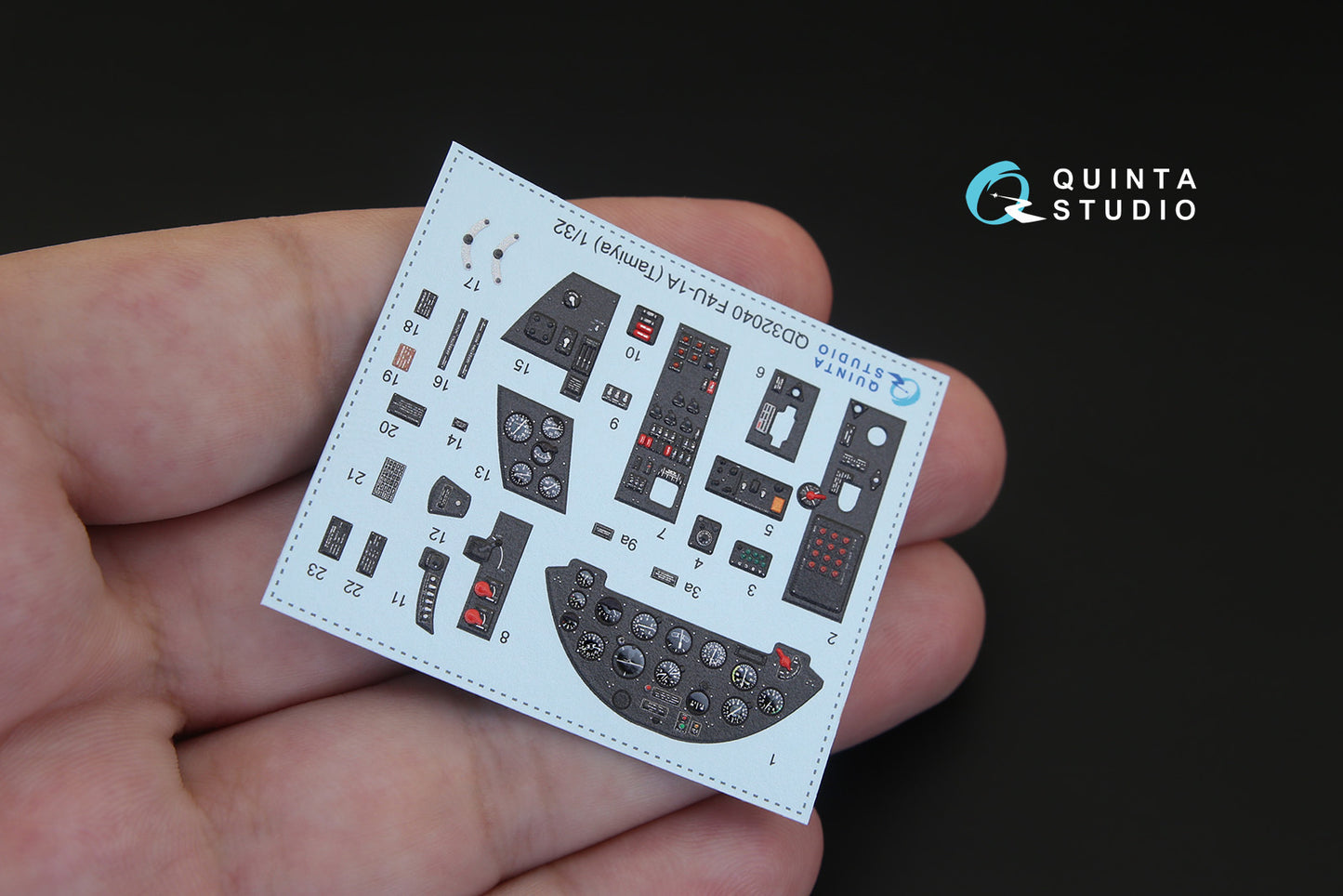 Quinta Studio QD32040 1:32 F4U-1A Corsair 3D Interior Decal