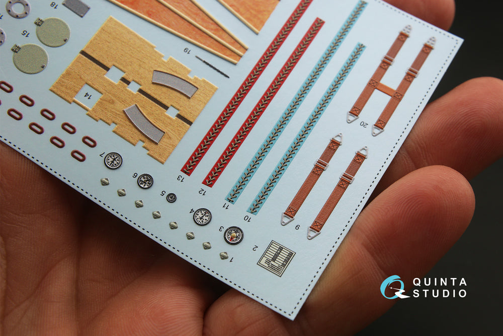 Quinta Studio QD32050 1:32 Fokker Dr.I 3D Interior Decal