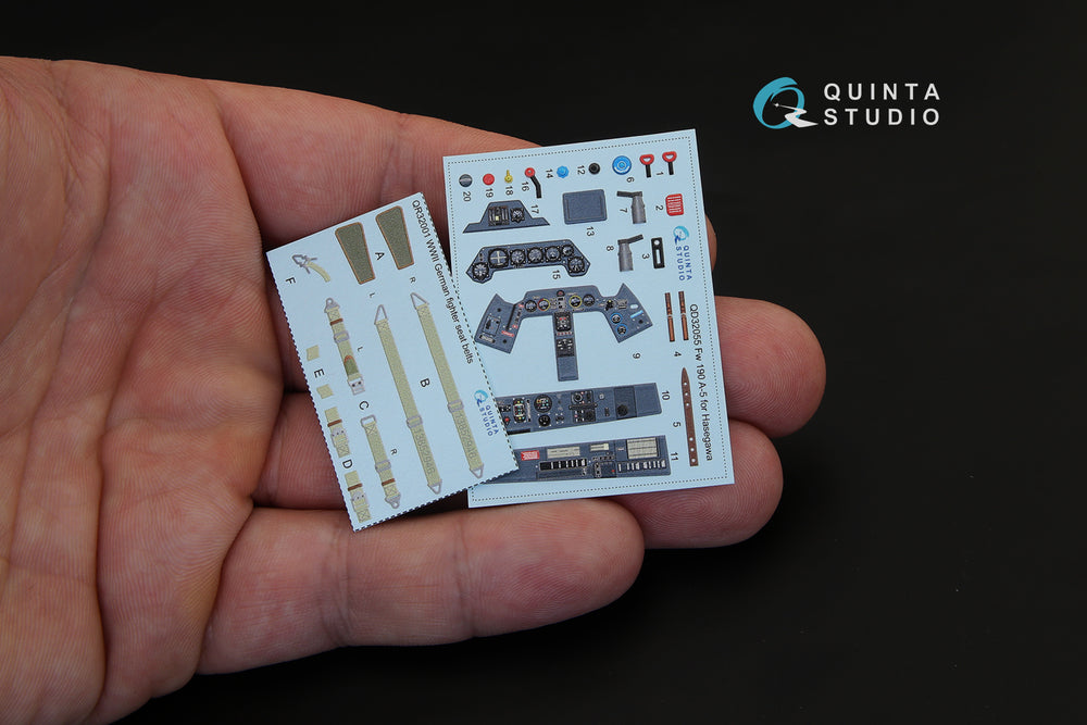 Quinta Studio QD32055 1:32 Fw-190A-5 3D Interior Decal