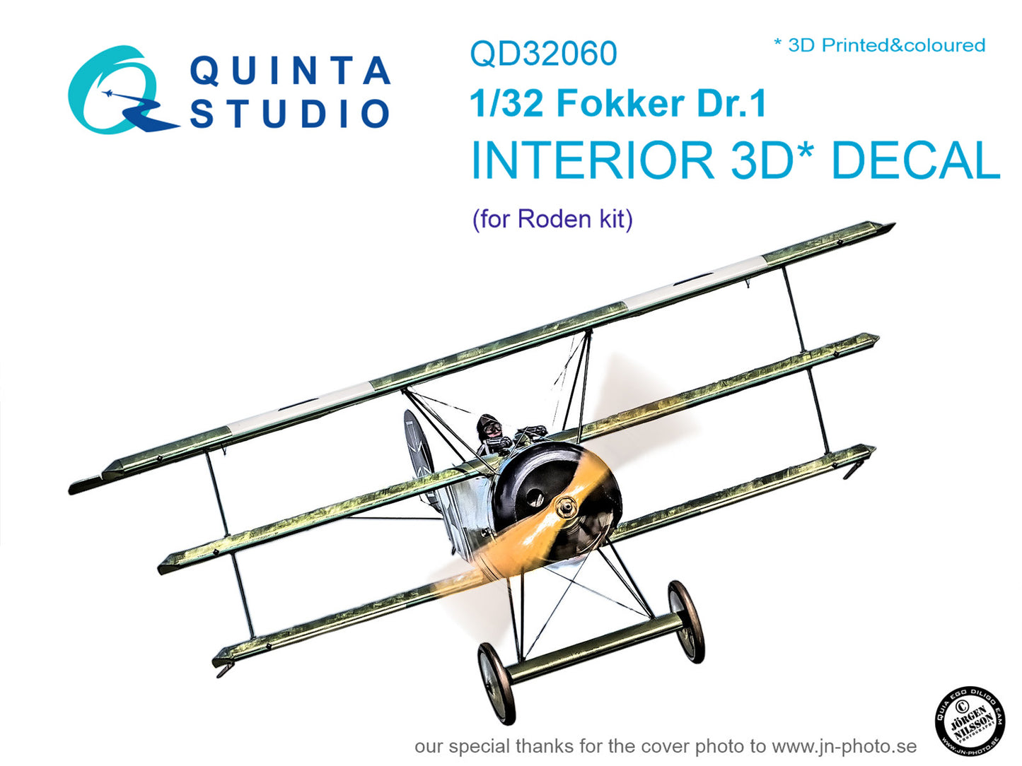 Quinta Studio QD32060 1:32 Fokker Dr.I 3D Interior Decal