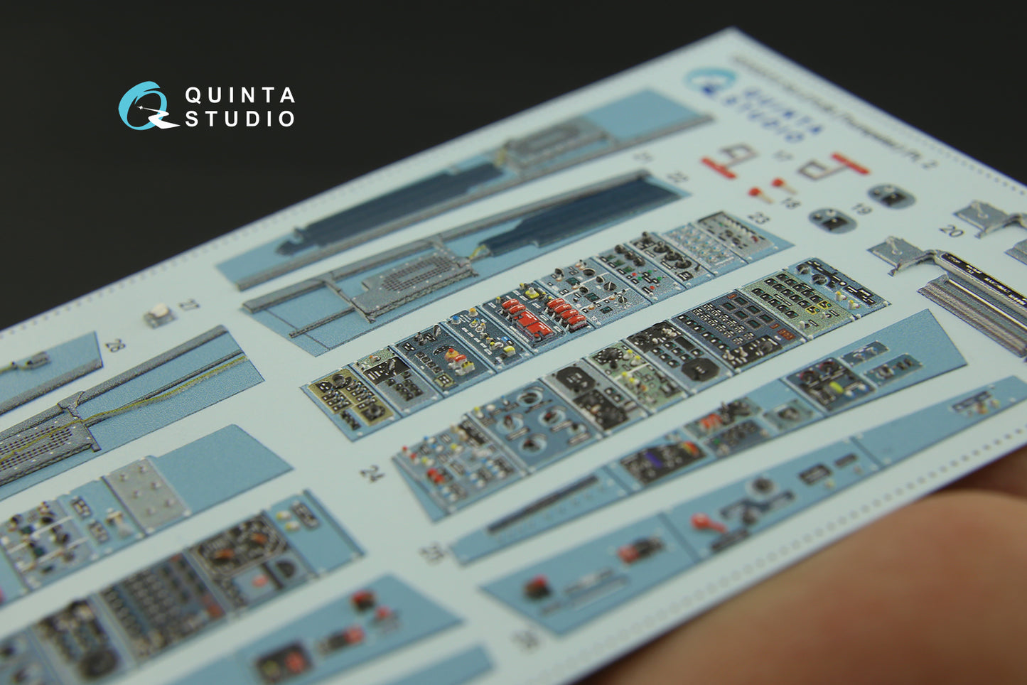 Quinta Studio QD32072 1:32 Sukhoi Su-27UB 3D-Printed Interior Decals