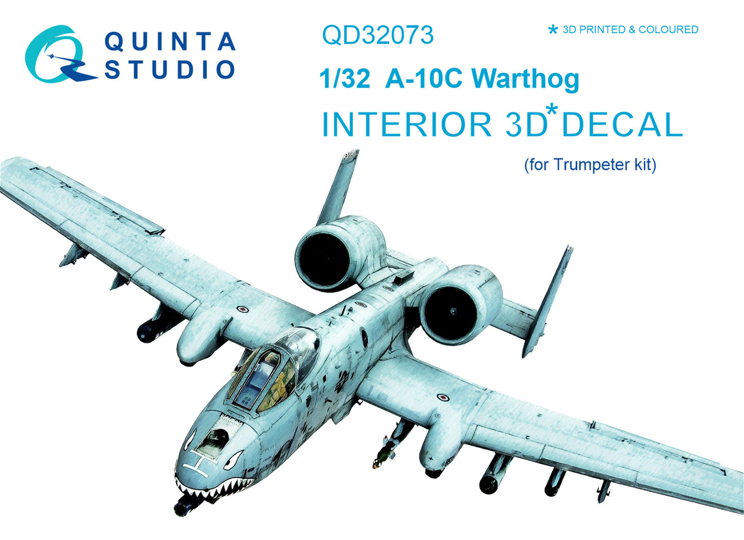 Quinta Studio QD32073 1:32 A-10C Thunderbolt 3D Interior Decal