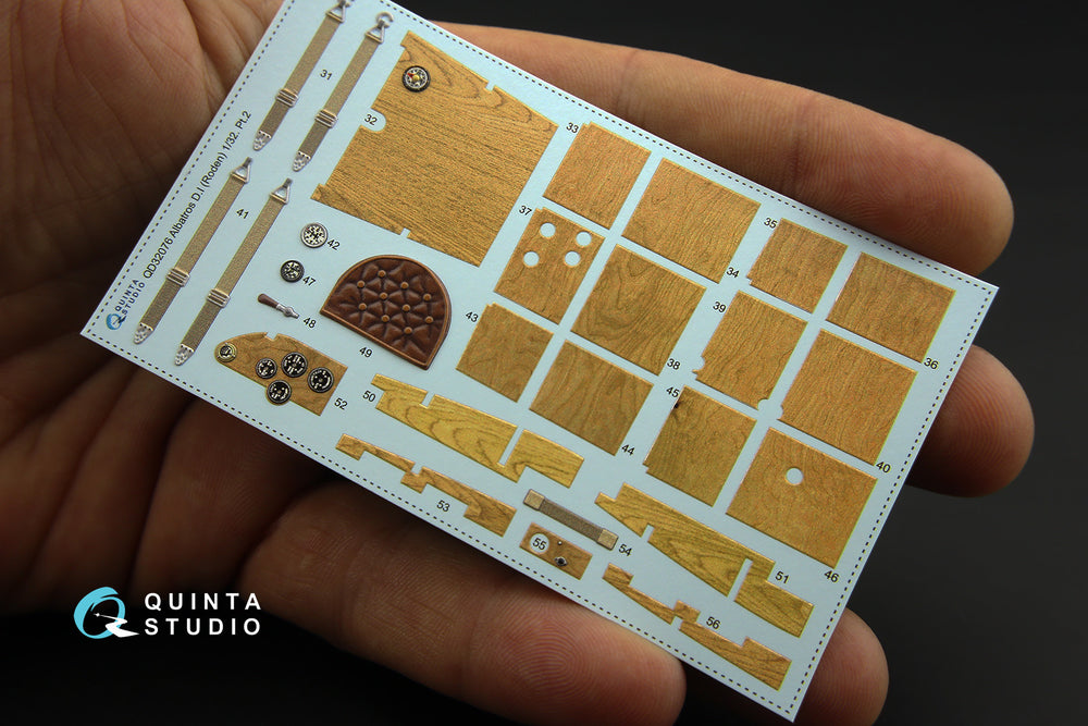 Quinta Studio QD32076 1:32 Albatros D.I 3D-Printed Interior Decals