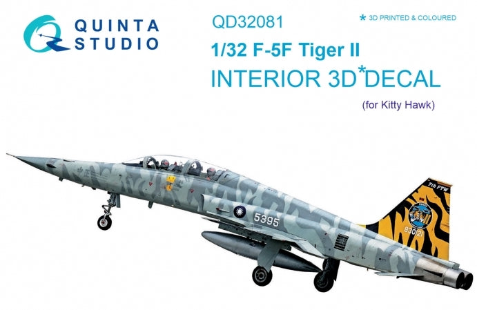 Quinta Studio QD32081 1:32 Northrop F-5F 3D-Printed Interior Decals