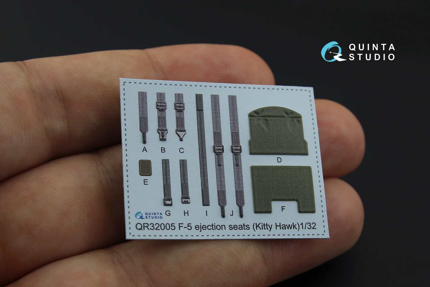 Quinta Studio QD32081 1:32 Northrop F-5F 3D-Printed Interior Decals