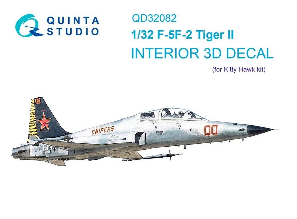 Quinta Studio QD32082 1:32 Northrop F-5F-2 3D Interior Decal