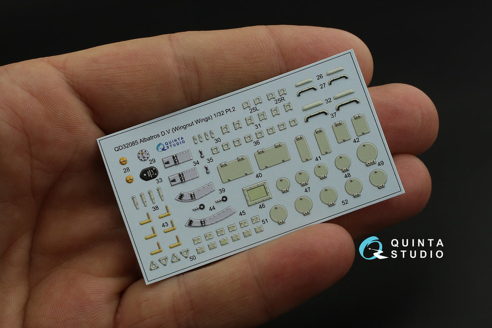 Quinta Studio QD32085 1:32 Albatros D.V 3D-Printed Interior Decals