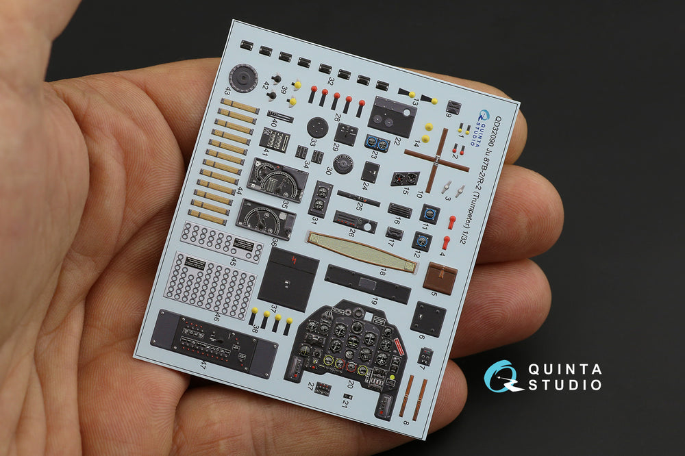 Quinta Studio QD32090 1:32 Ju-87B-2/R-2 Stuka 3D Interior Decal