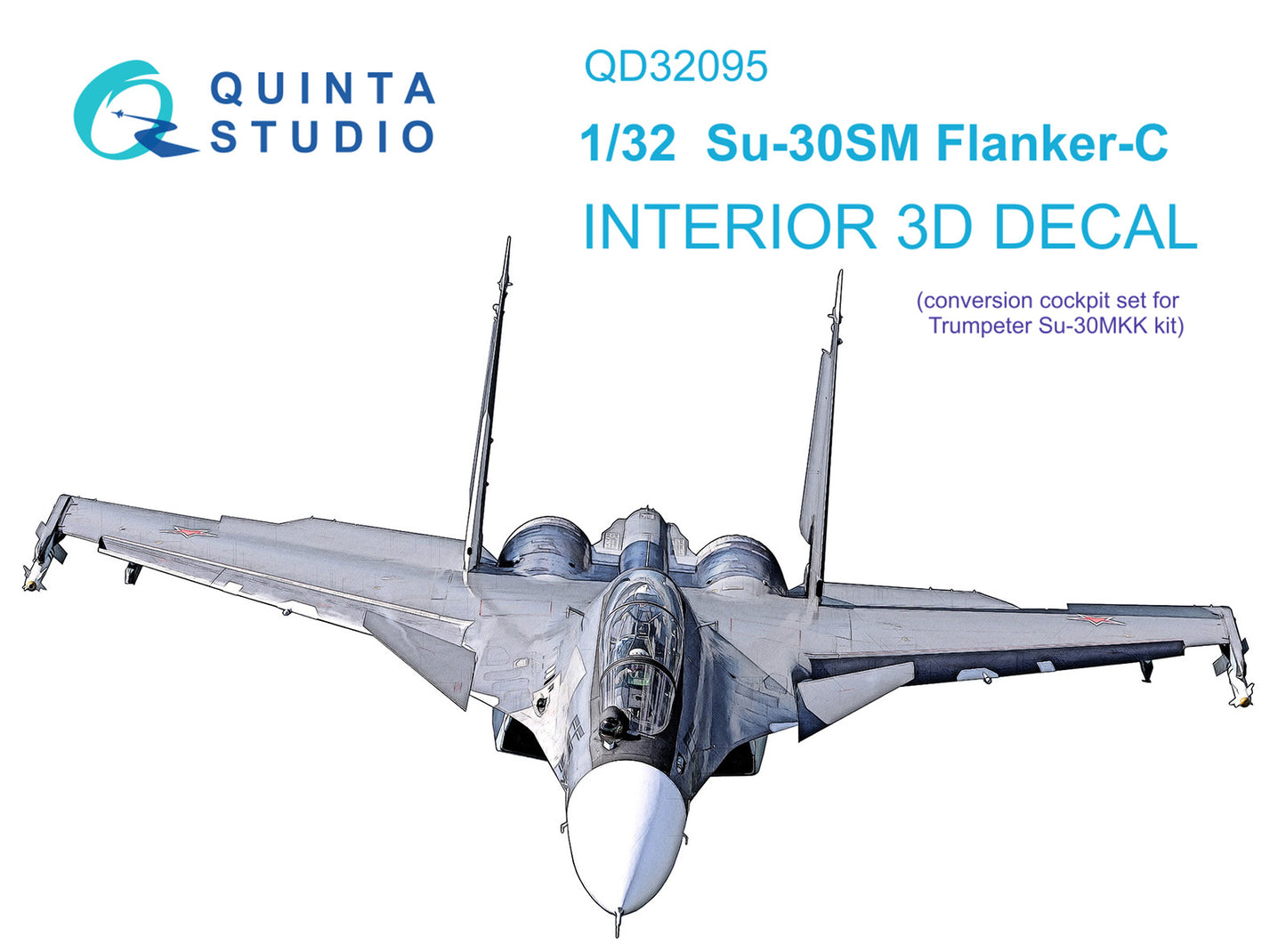 Quinta Studio QD32095 1:32 Sukhoi Su-30SM 3D-Printed Interior Decals